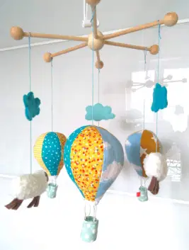 Lokipic - mobile moutons et montgolfières